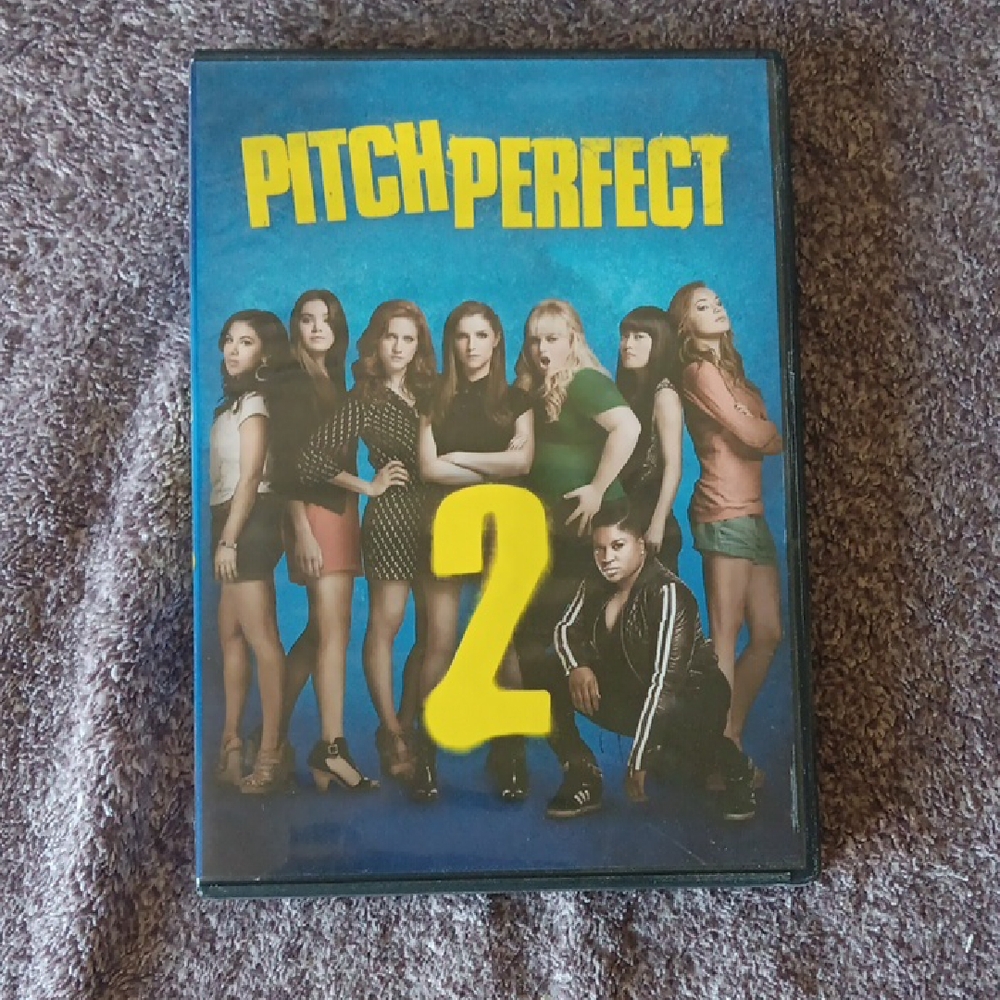 Pitch Perfect 2 DVD - Blue Cover with Yellow Text